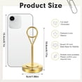 12pcs Table Number Holders Bulk, Gold Place Card Holders Picture Stands ...