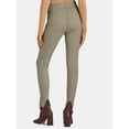 thumbnail image 3 of Time and Tru Women's Skinny Ponte Knit Pants, 29" Inseam, Sizes XS-XXXL, 3 of 5