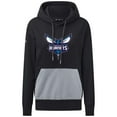 thumbnail image 2 of Women's Levelwear Black Charlotte Hornets Bonfire Pullover Hoodie, 2 of 3