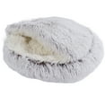 thumbnail image 3 of Cat  , Warming Round Cat Bed Comfortable Easy Cleaning  For Small Pets, 3 of 8