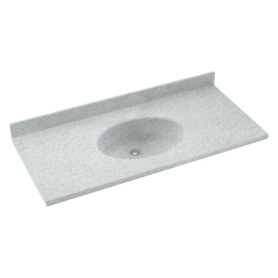Swanstone 43W x 22.5D in. Chesapeake Solid Surface Vanity Top