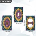 thumbnail image 2 of Light Switch Cover Switch Plate Outlet Cover Plug Cover for Electrical Duplex Outlets Colorful Pattern Background Design, 2 of 6