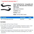 thumbnail image 2 of Outer Tie Rod End Set - Compatible with 2010 - 2011 Mercedes-Benz E550 Base RWD Sedan, 2 of 2