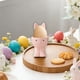thumbnail image 4 of Porta Huevos de Conejo de Cerámica para Pascua, Decoración Del Hogar, 4 of 7