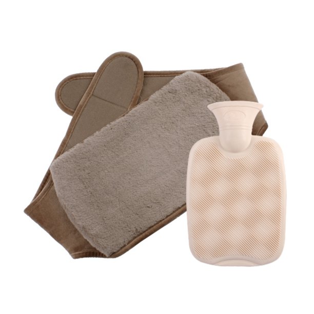 Classic Rubber Hot or Cold Water Bottle Shoulder Pain and Hand Feet