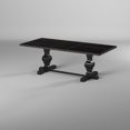 thumbnail image 5 of Alpine Furniture Manchester Dining Table, Vintage Black, 5 of 9