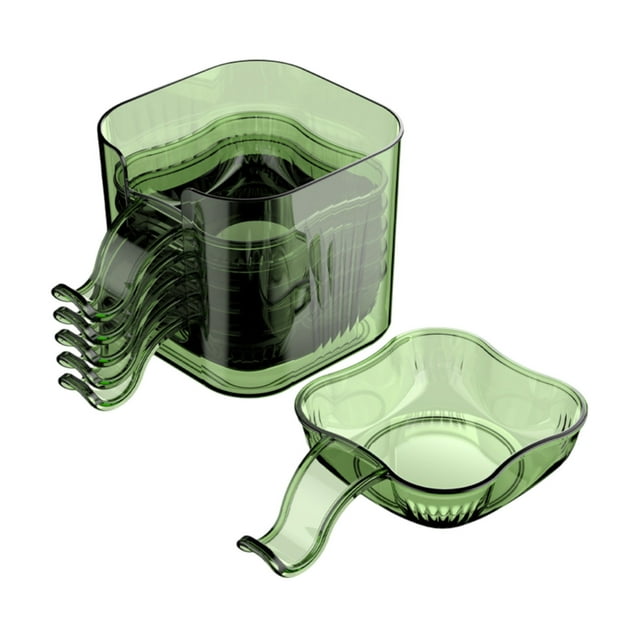 Plat Carré avec Poignée et Rangement-Versatile Vaisselle de Cuisine pour Usage Domestique