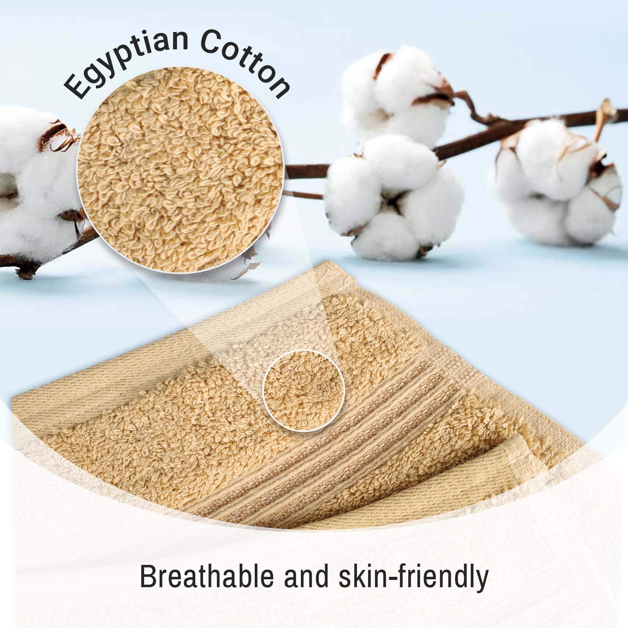 Pinzon by  - Egyptian Cotton Hand Towel 50x100cm, 600gr/m2 -  Bulgaria, New - The wholesale platform