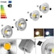 thumbnail image 3 of Yuarrent Resalte regulable 9W LED COB Luz de techo Foco empotrable Downlight Blanco frío AC 100-245V Iluminación y accesorios No. 4 Yuarrent HA024200-04, 3 of 6