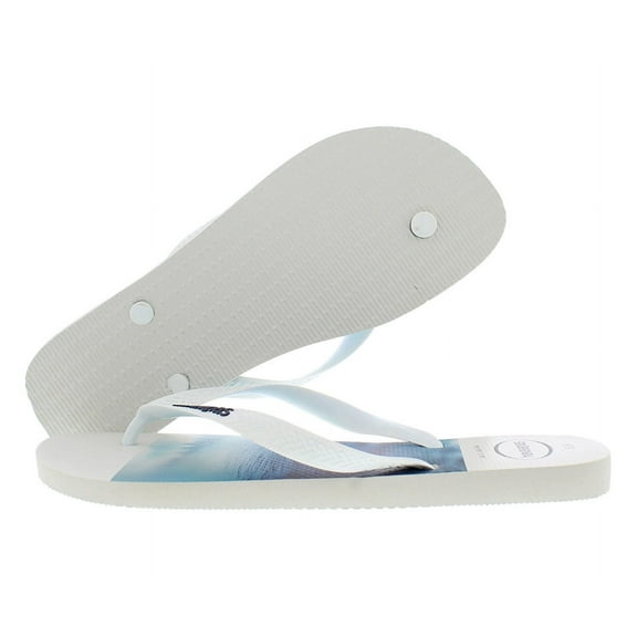 Havaianas Hype Mens Sandals Size 11/12, Color: White/White/Navy