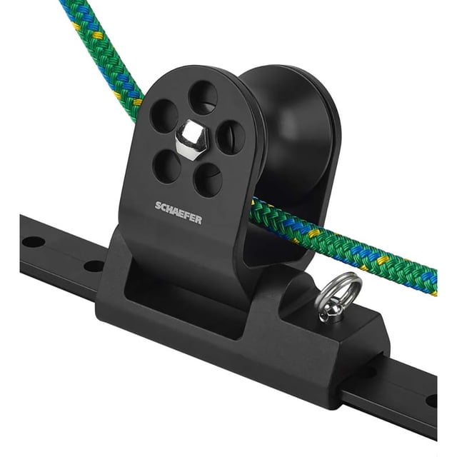 Schaefer Twin Sheet Block f/1-1/4" T-Track - Negro