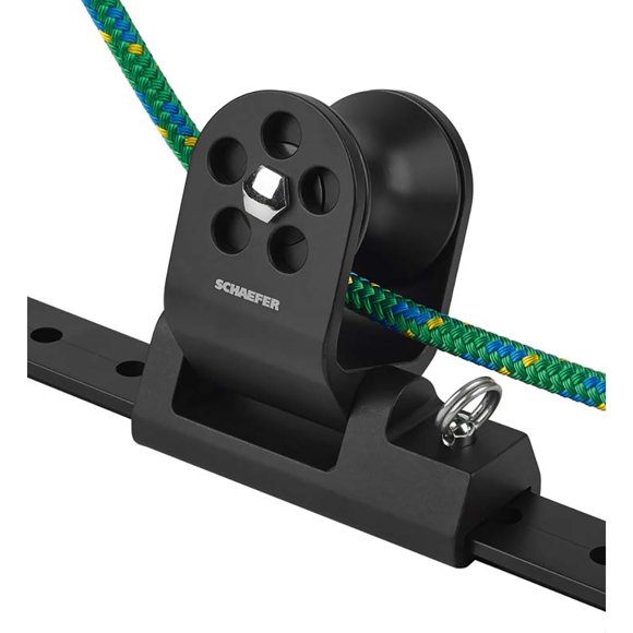 Schaefer Twin Sheet Block f/1-1/4" T-Track - Negro