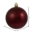 thumbnail image 5 of Vickerman 3" Berry Red Candy Ball Ornament, 12 per Bag, 5 of 5