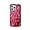 Red, variant on Chrome Case for Women/Girls, 3D Pleated Water Ripple Solid Color Soft Phone Case Compatible with iPhone 12, Silver