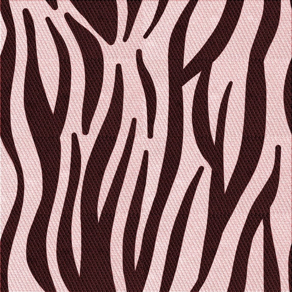 Ahgly Company Machine Washable Indoor Square Transitional Deep Rose Pink Area Rugs, 4' Square