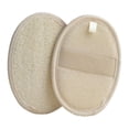thumbnail image 2 of Toalla exfoliante para limpieza profunda y durabilidad Esponja de baño de lufa natural, 2 of 8