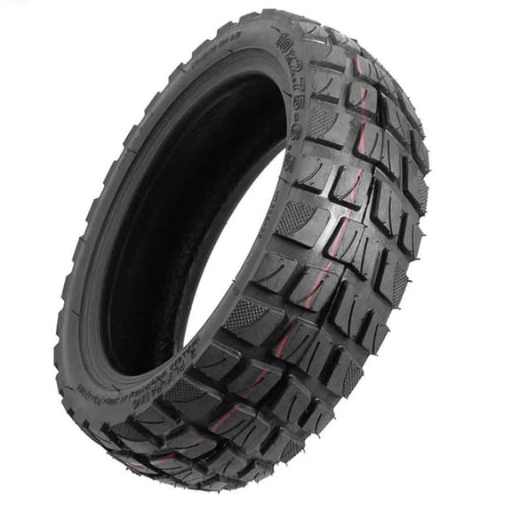 10 Inch 10x2.75-6.5 Off-Road Tires Vacuum Tire Tubeless Kickscooter Wearproof Rubber Tyre for Electric Scooter Wheel