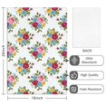 thumbnail image 2 of 2 Pcs Pioneer Flower Floral Print Pattern Kitchen Towels, Funny Microfiber Dish Towel Set, 18" X 26" Tea Towels, 2 of 6