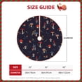 thumbnail image 2 of Sikiie Mushrooms3 Nativity Christmas Tree Skirt, Jesus Christian Winter Holiday Tree Mat Decoration(30-48IN)36", 2 of 6