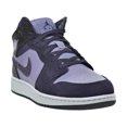 thumbnail image 2 of Air Jordan 1 Mid GG Big Kid's Shoes Iron Purple/Black/Pure Platinum 555112-508 (6 M US), 2 of 6