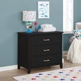 thumbnail image 2 of Dream On Me Universal 3 Drawers Chest Mid Century Modern In Black and Gold, Model #600-KG, 2 of 5