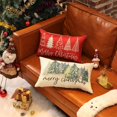 thumbnail image 3 of Merry Christmas Pillow Cover 12x20 Farmhouse Christmas Throw Lumbar Pillow Cover Decorations Christmas Tree Holiday Decor Case for Home Couch, 3 of 6