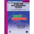 thumbnail image 1 of Student Instrumental Course Tunes for Alto Saxophone Technic: Level III, 1 of 1