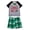 Graphic b/02, variant on qolati Christmas Pajamas for Family Xmas Sleepwear Holiday Short Sleeve Tops and Plaid Shorts Family Matching Christmas Pajamas Set
