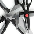 thumbnail image 4 of Gibson Home Dorain 14 Piece Stainless Steel Cutlery Set in Black with Wood Block, 4 of 5
