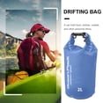 thumbnail image 2 of Waterproof Pouch Dry Sack for Drifting Swimming Trekking Bag (Blue 2L), 2 of 7