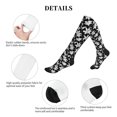 thumbnail image 5 of Pofeuu Lilies Flowers Print Compression Socks for Women & Men Circulation - Best Support for Nurses,Running,Athletic,Sports, 5 of 7