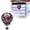 Purple, variant on 2D Hot Air Balloon Solar Pendant Light with Flickering Flame Acrylic Hanging Lamp for Garden Patio Porch Yard Party Decoration 7.9 inches
