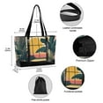 thumbnail image 2 of FORMRS Canvas Laptop Tote Bag for Women with 15.6" Computer Compartments Shoulder Handbag, Pink Sunset, 2 of 7