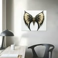 thumbnail image 3 of PIKWEEK Posters Butterfly Wings Wall Art Black And Gold  Wings Abstract Poster Canvas Painting Posters And Prints Wall Art Pictures for Living Room Bedroom Decor, 3 of 4