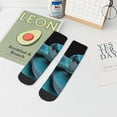 thumbnail image 7 of Pofeuu Blue Viper Snake1 Print 30cm Socks, Adult Running Hiking Socks for Youth and Adult, 7 of 7