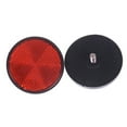 thumbnail image 2 of 2Pcs Rectangle  Car Motorcycle Bike Caravan Lorry Screw On Safety Reflector, 2 of 8