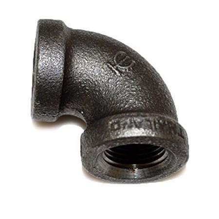 Fireplace Gas Fittings Black Iron 90 Degree Elbow 3 8 Inch Fpt