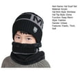 thumbnail image 4 of CSChome Girls Hat Scarf Set Children Hat Scarf Set - Letter Printed Thickened Elastic Warm Non-Slip Soft Dome, 4 of 7