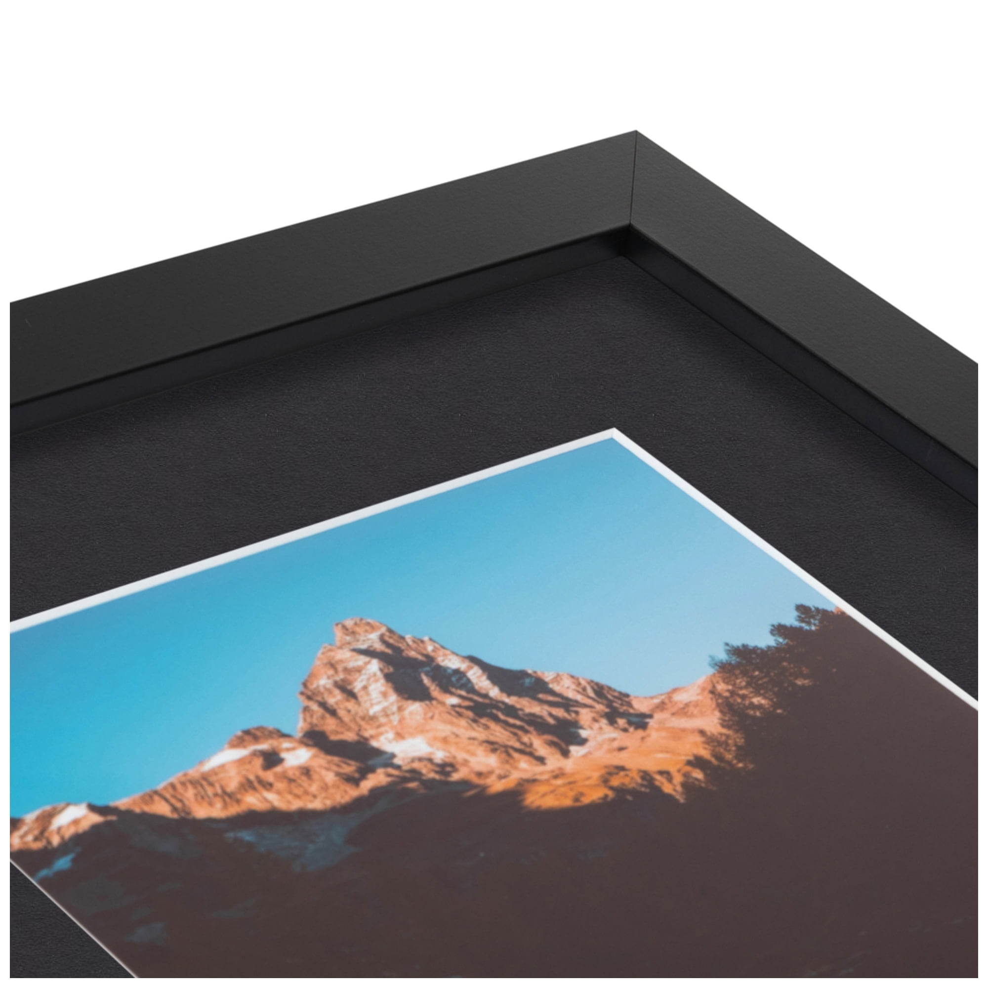 ArtToFrames Collage Photo Picture Frame with 1 - 13.13x15.75" Openings, Framed in Black with Black and Black Mats (CDM-3926-6750)