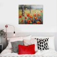 thumbnail image 4 of Creowell  Floral Landscape Wall Art - Wall Art - Framed Picture Artwork - Wall Art for Living Room Office Bedroom -Canvas Wall Decor 20x16 in/16x12 in, 4 of 4