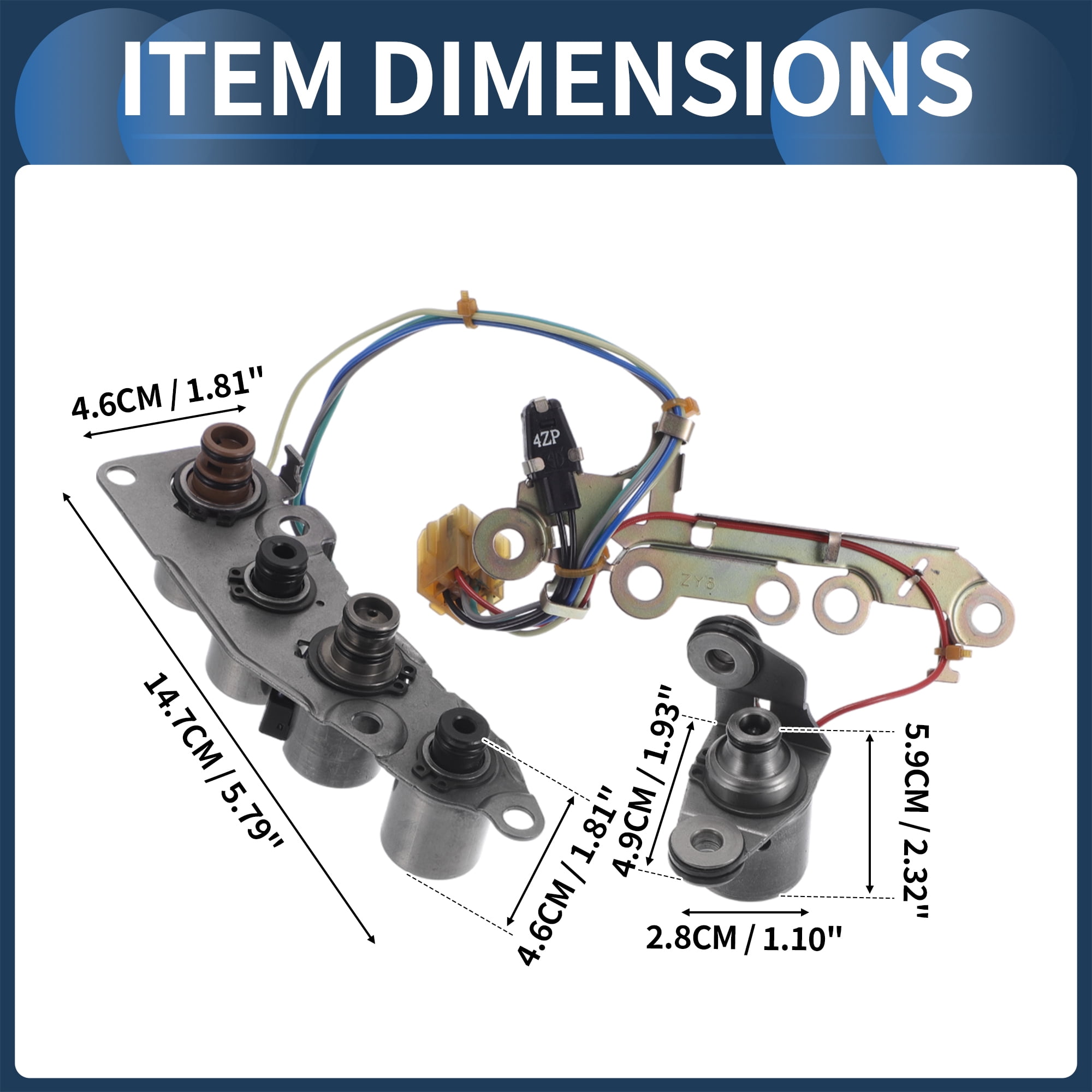Unique Bargains Transmission Solenoid Valve Kit for Nissan Altima 2002-2004