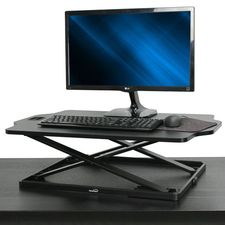 Navepoint Height Adjustable Sit Stand Ergonomic Desk Converter