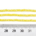 thumbnail image 3 of Electroplate Glass Beads Strands Opaque Solid Color AB Color Plated Faceted Rondelle Yellow 2.3~2.7x2mm Hole: 0.4mm about 150~170pcs/strand 11 inch(27.5cm), 3 of 4