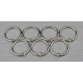 thumbnail image 2 of Urbanest 3" Metal Curtain Rod Rings with Eyelets, Fits up to 2.5″ Rod – Durable Drapery Rings for Smooth Gliding & Secure Grip, 8 Pieces, Nickel, 2 of 2