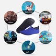 thumbnail image 1 of Zapatos de agua de playa unisex, zapatillas antideslizantes para vadear en la playa (3XL azul) Ndcxsfigh Para Estrenar, 1 of 8
