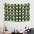 thumbnail image 2 of Gaeub Peacock Gold Feather Print Tapestry Wall Hanging(60x40 inches),Tapestry Home Decor,Wall Art for Living Room Bedroom Home Decor, 2 of 8