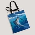 thumbnail image 1 of EREHome Sac en Toile Réutilisable pour Poisson Marlin Petit Poisson Sac de Courses 14 Pouces(L) x 16 Pouces(H), 1 of 1