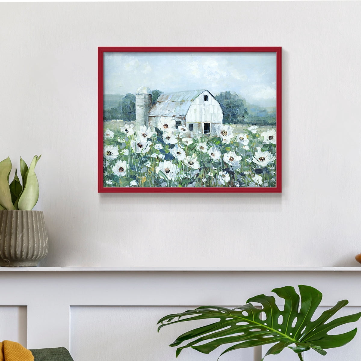 Dream Fields by Sally Swatland - Restickable Framed Giclée Print