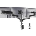 thumbnail image 1 of Soporte Monitor Triple WALI Negro con Resorte de Gas Ajustable VESA 75 & 100mm, 1 of 9