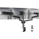 thumbnail image 1 of Soporte Monitor Triple WALI Negro con Resorte de Gas Ajustable VESA 75 & 100mm, 1 of 9